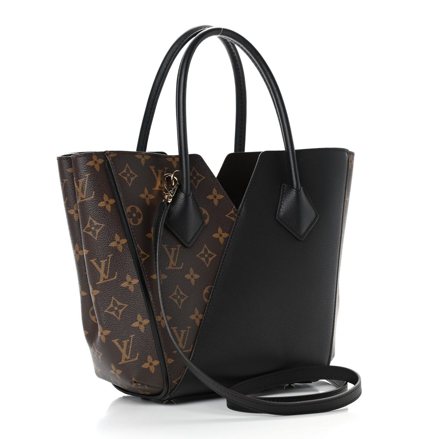 Calfskin Monogram Kimono Tote PM Black