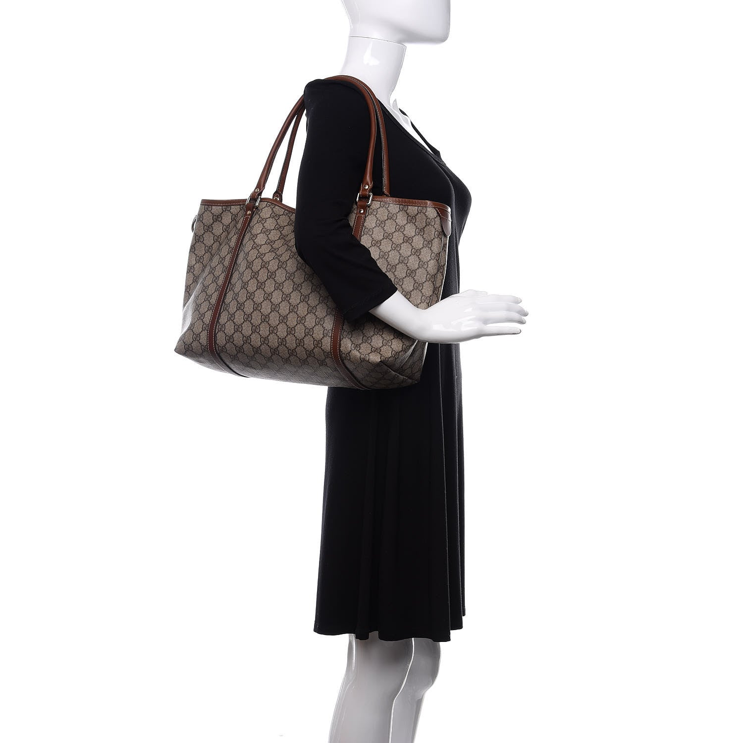 Gucci GG Plus Monogram Medium Joy Tote Brown 2 of 10