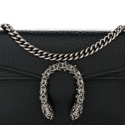 Gucci Calfskin Super Mini Dionysus Shoulder Bag Black 7 of 11