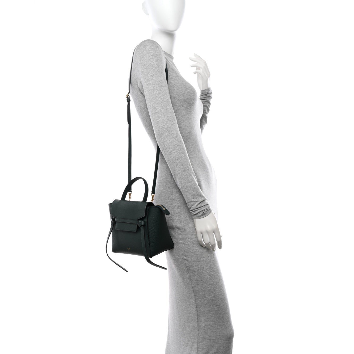 Celine Grained Calfskin Nano Belt Bag Amazone 2 of 10