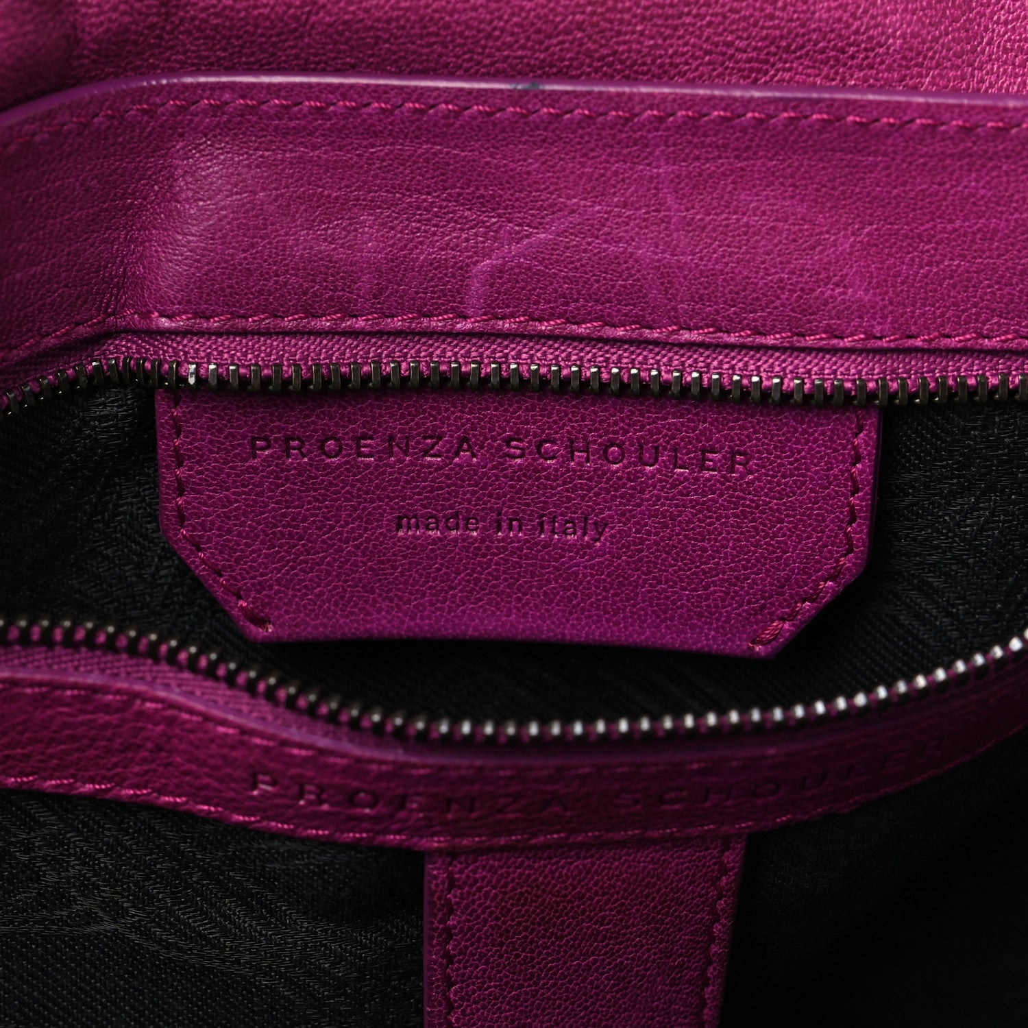 Proenza Schouler Lambskin Medium PS1 Satchel Raspberry 6 of 8