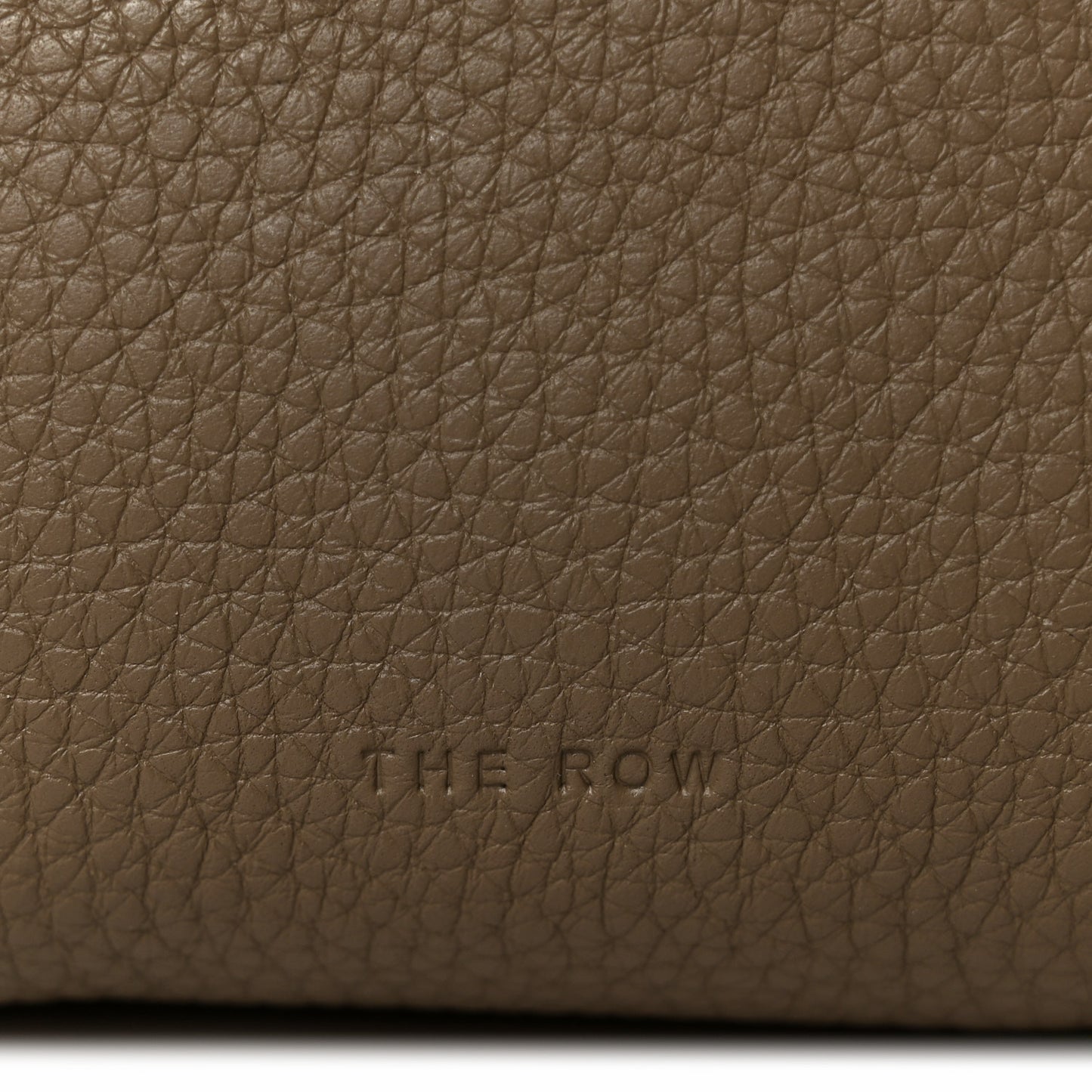 Grained Calfskin Annie E/W Crossbody Bag Smoked Taupe