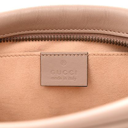 Gucci Calfskin Matelasse Small GG Marmont Chain Shoulder Bag Porcelain Rose 6 of 12