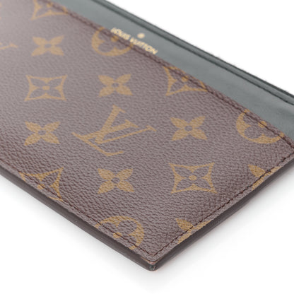 Louis Vuitton Monogram Slim Purse Black 10 of 11