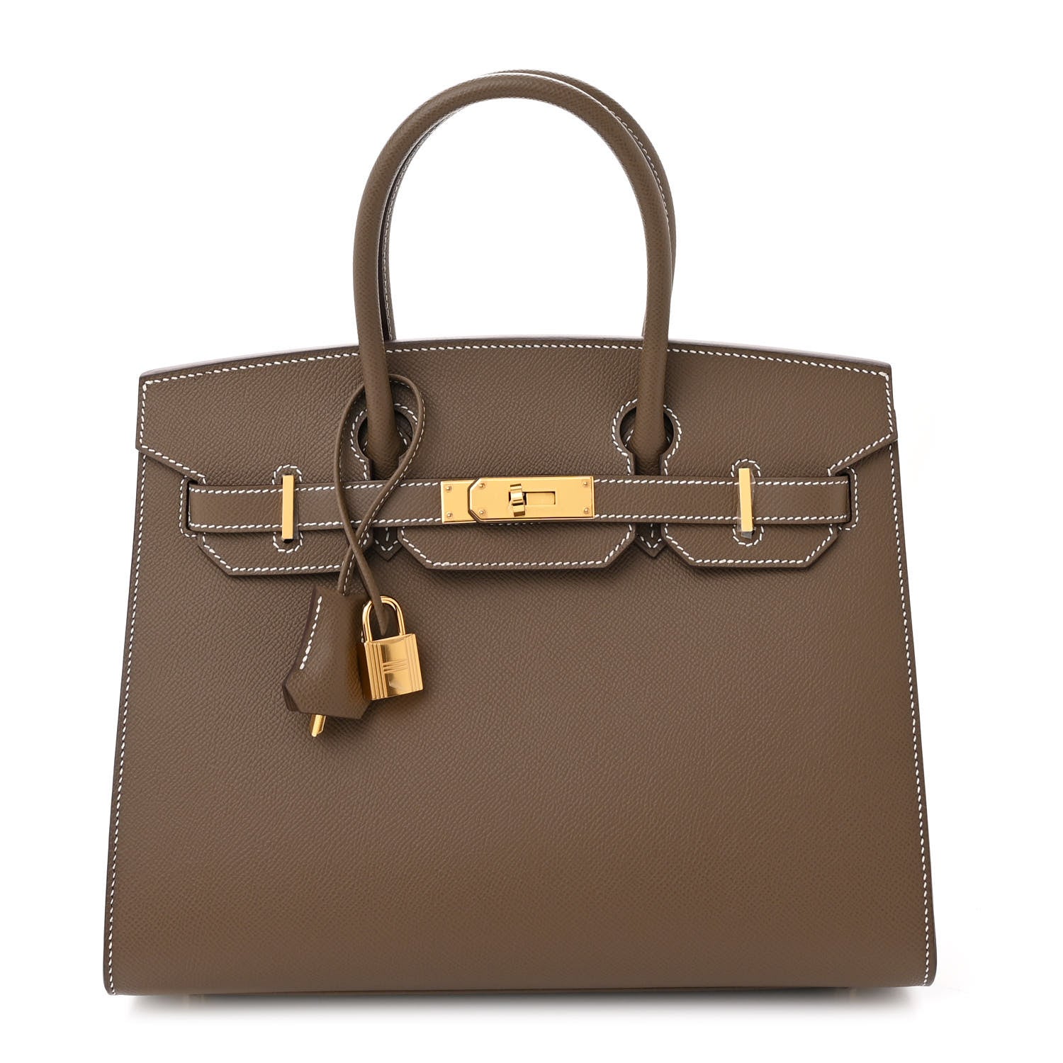 Hermes Epsom Birkin Sellier 30 Etoupe 1 of 10
