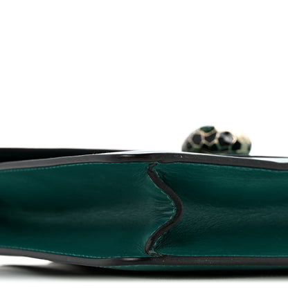 Bulgari Calfskin Serpenti Forever Snake Strap Crossbody Bag Emerald Green 10 of 13