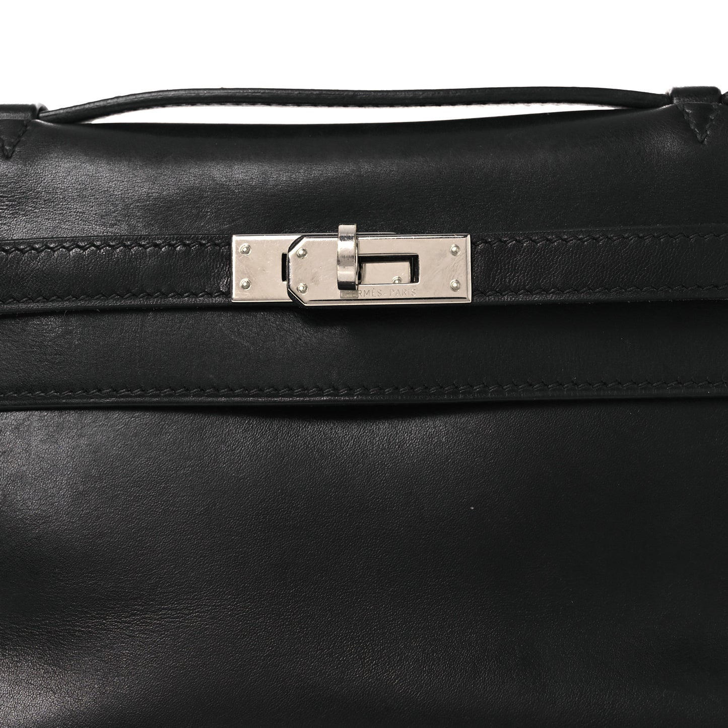 Box Kelly Pochette Clutch Black