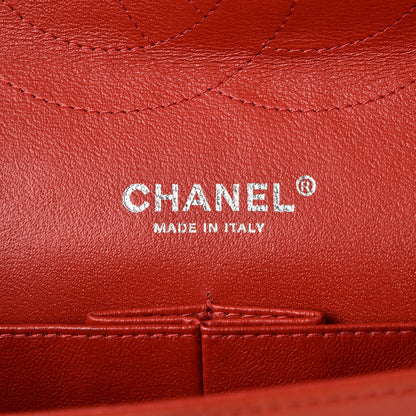 Chanel Lambskin Quilted Jumbo Double Flap Red 6 of 9