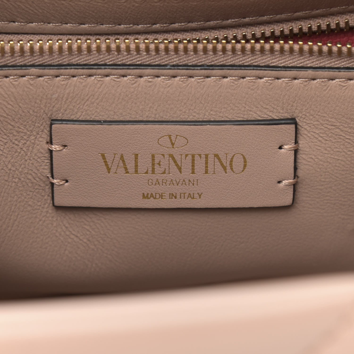 Valentino Garavani Nappa Large Roman Stud Shoulder Bag Rose Cannelle 6 of 9