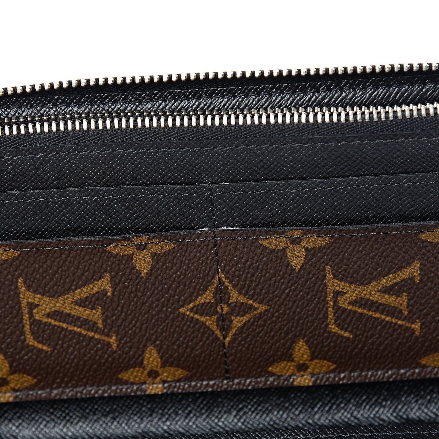 Monogram Macassar Vertical Zippy Wallet