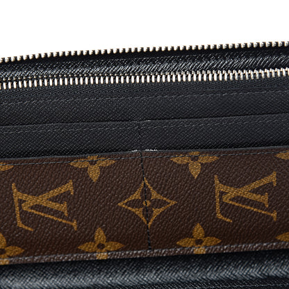 Louis Vuitton Monogram Macassar Vertical Zippy Wallet 6 of 7