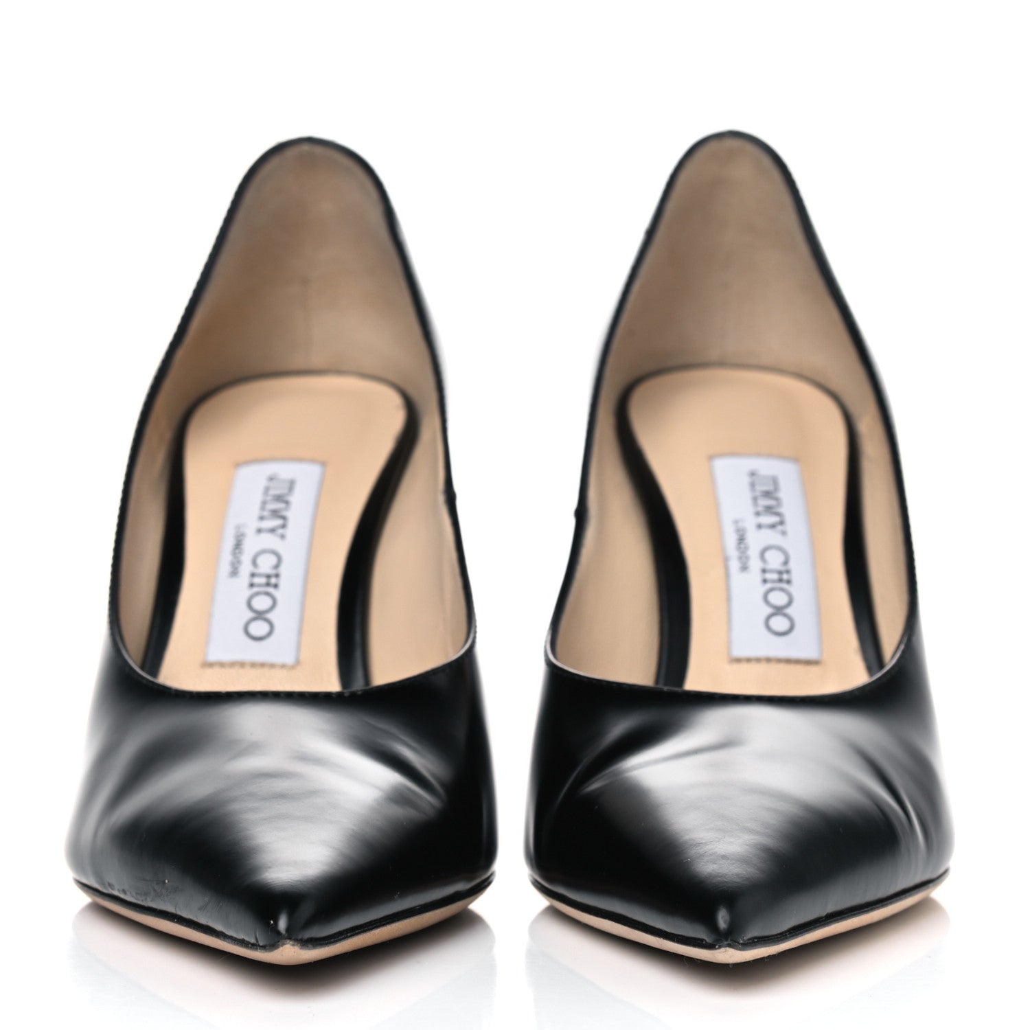 Jimmy Choo Liquid Leather Ava 85 Pumps 36.5 Black 2 of 6