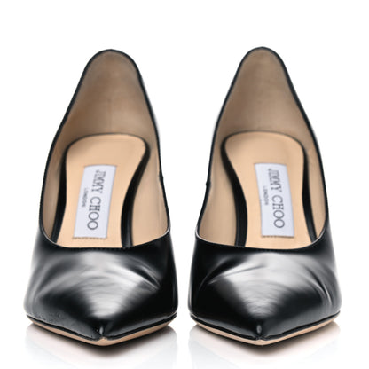 Jimmy Choo Liquid Leather Ava 85 Pumps 36.5 Black 2 of 6