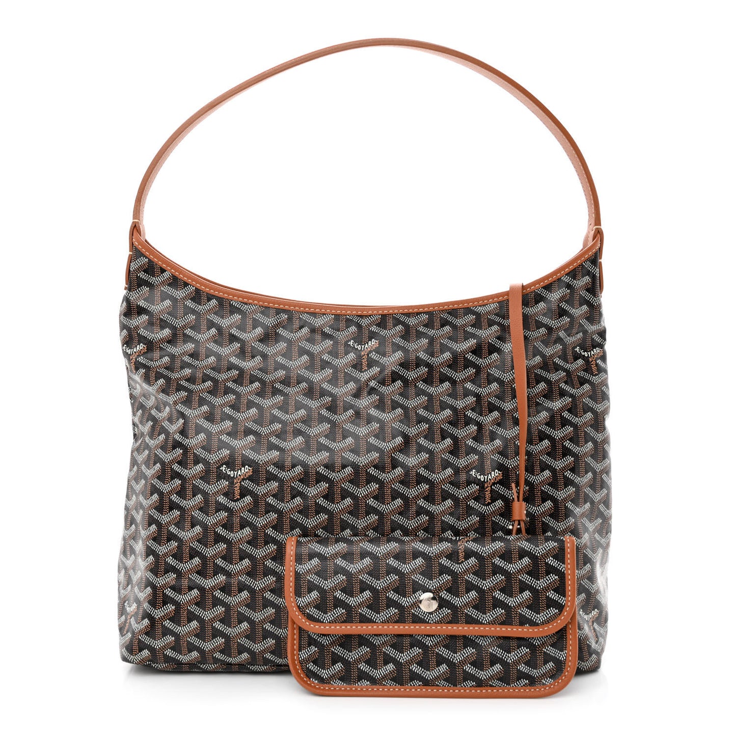 Goyardine Boheme Hobo Black Gold