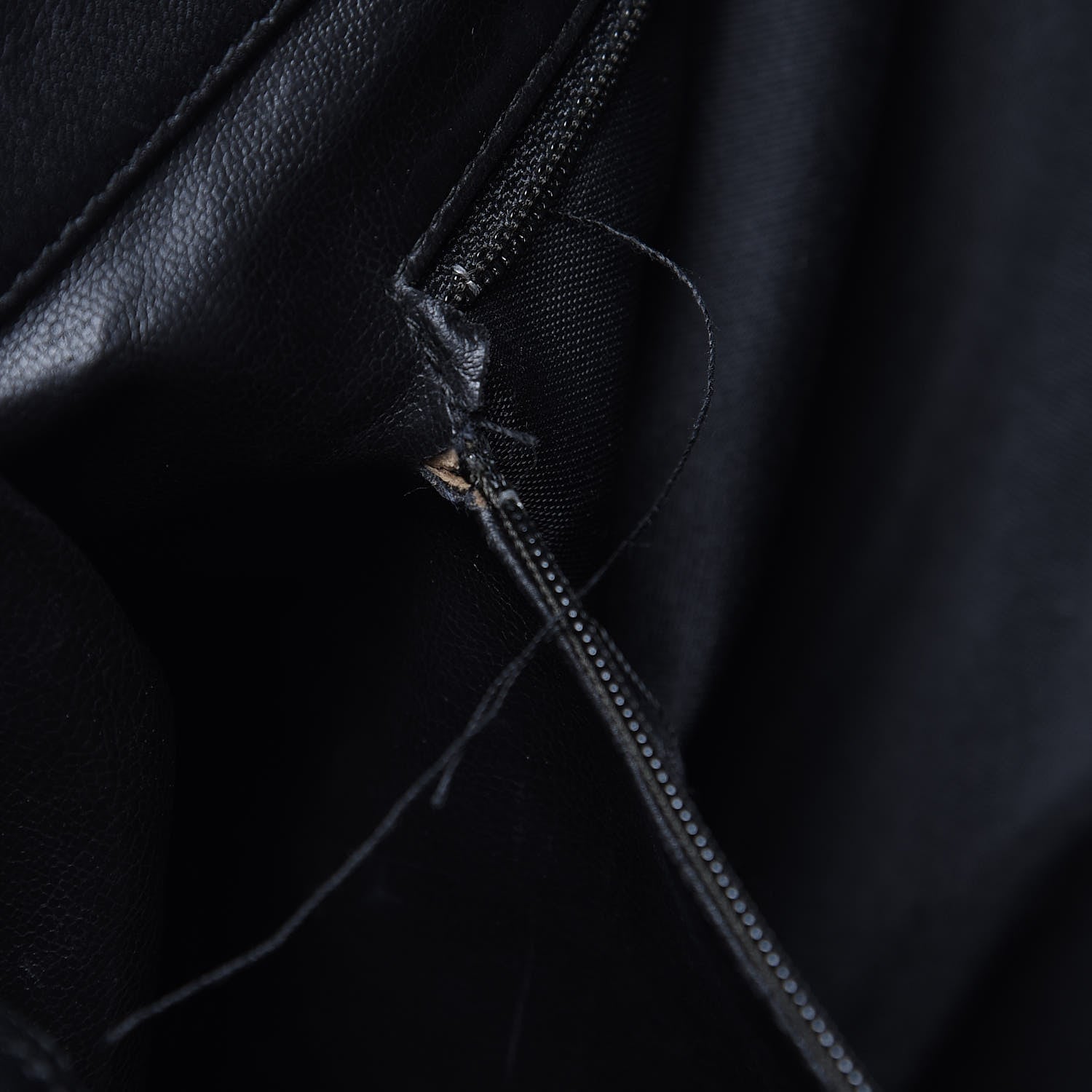 Chanel Calfskin Stitched XL Weekender Black 22 of 24