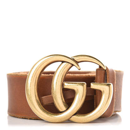 Gucci Faded Calfskin Double G 40mm Belt 85 34 Cuir 1 of 9