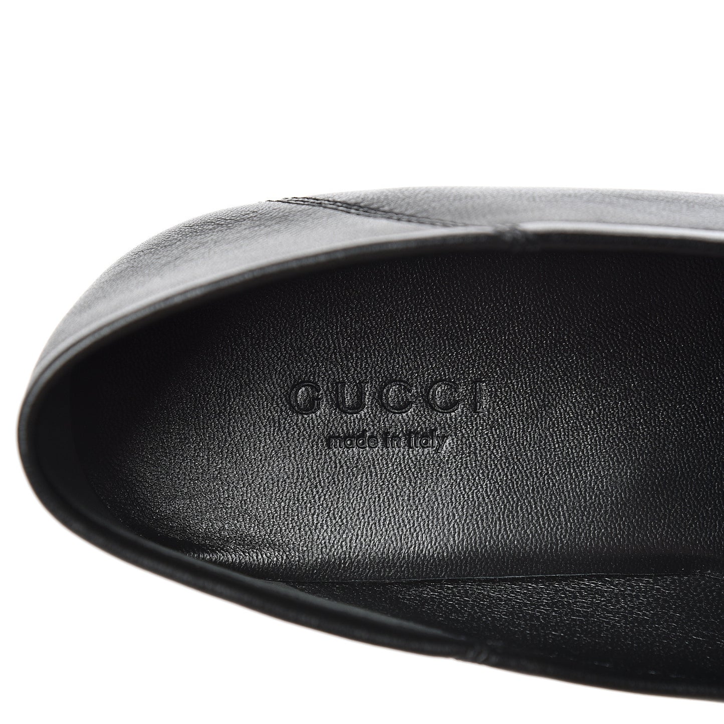 Lambskin Womens Brixton Horsebit Loafers 37.5 Black