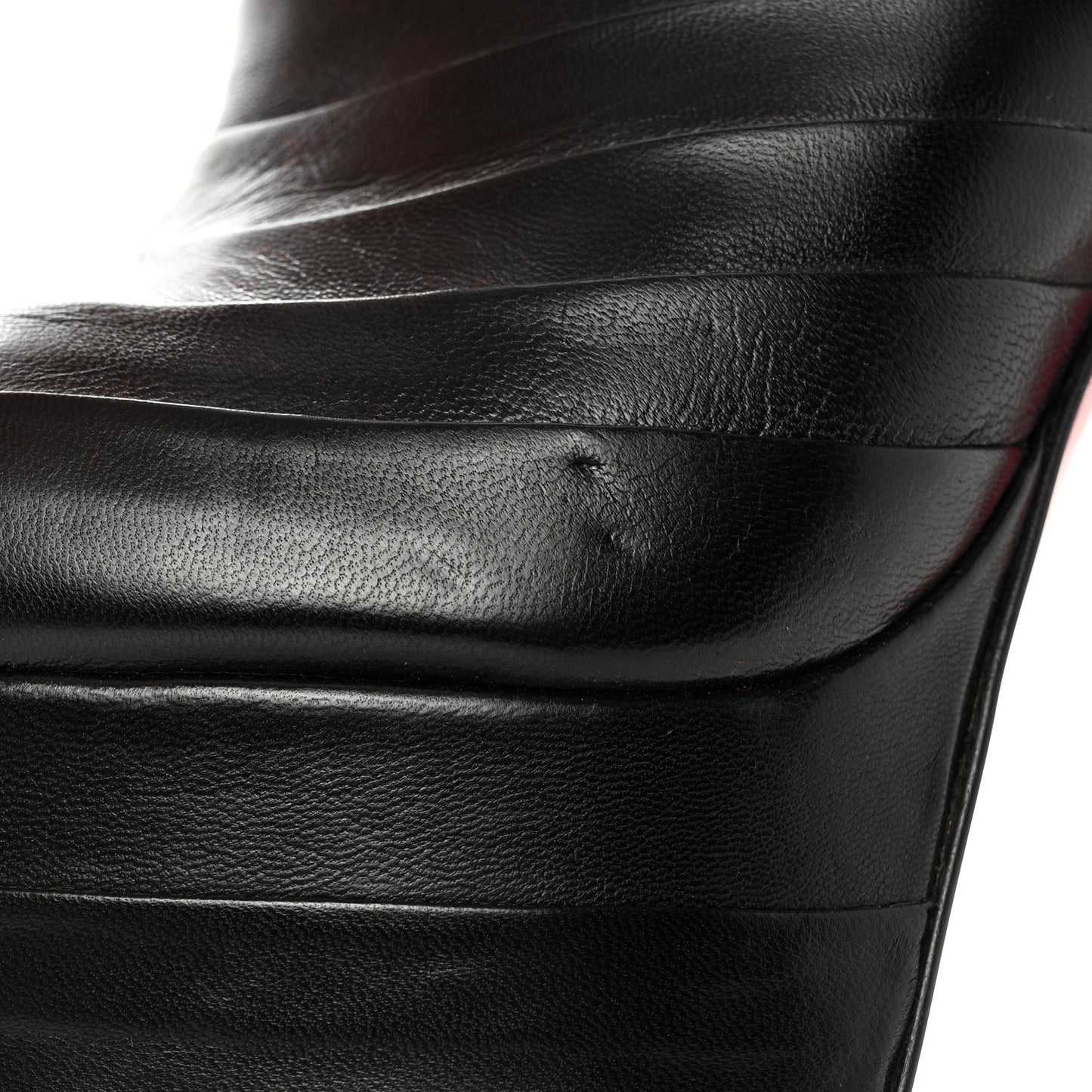 Patent Calfskin 160 Platform Ankle Booties 36.5 Black