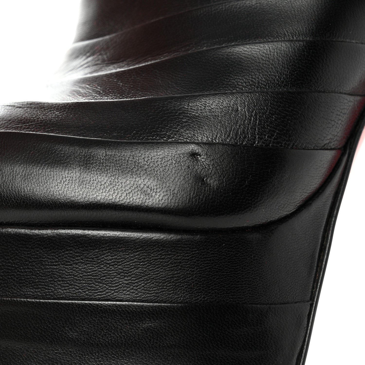 Christian Louboutin Patent Calfskin 160 Platform Ankle Booties 36.5 Black 8 of 8