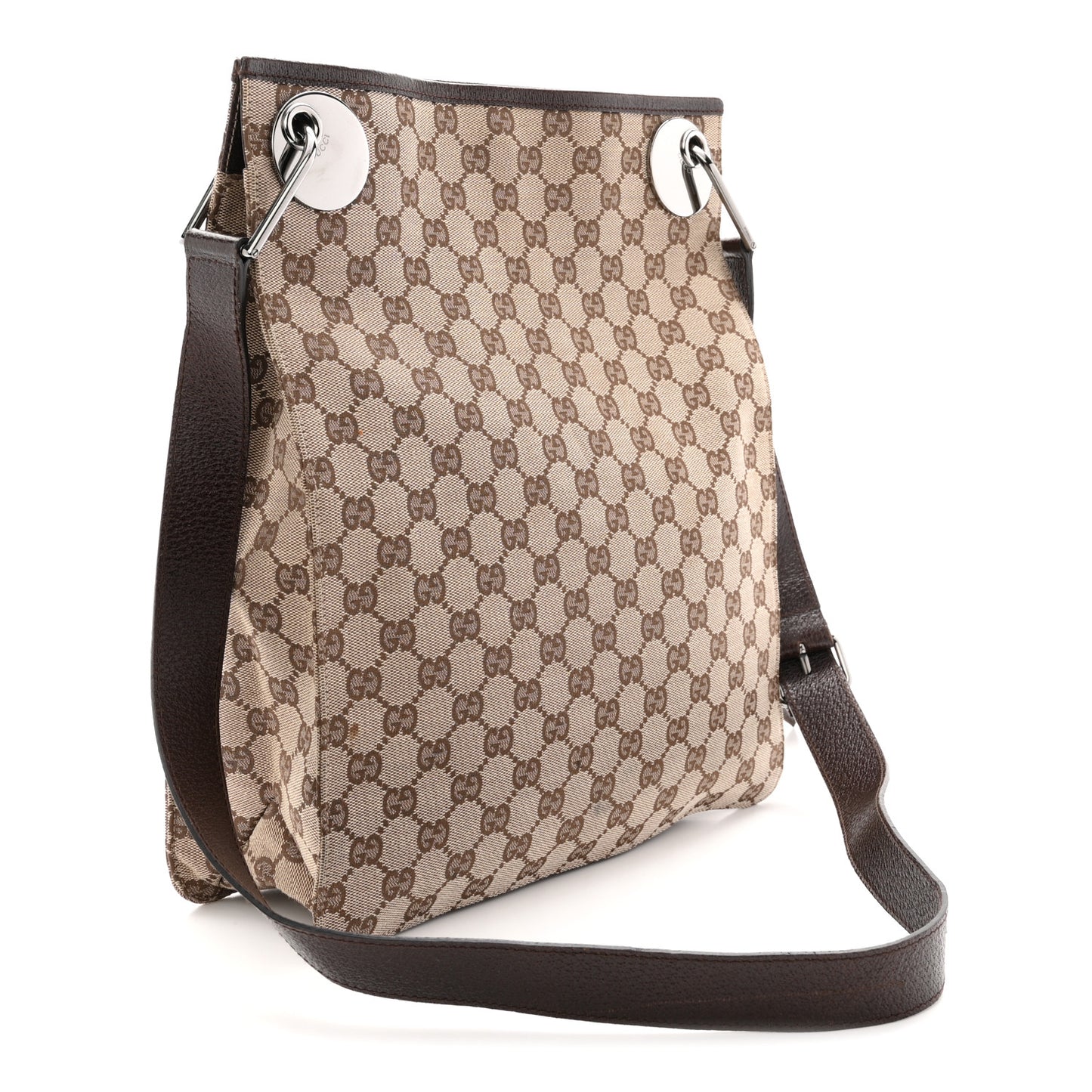 Monogram Eclipse Messenger Bag Dark Brown