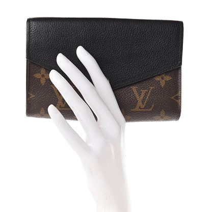 Louis Vuitton Monogram Pallas Compact Wallet Black 2 of 9