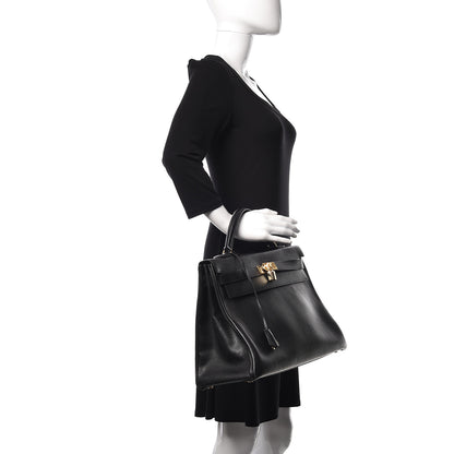 Hermes Ardennes Kelly Retourne 40 Black 2 of 36