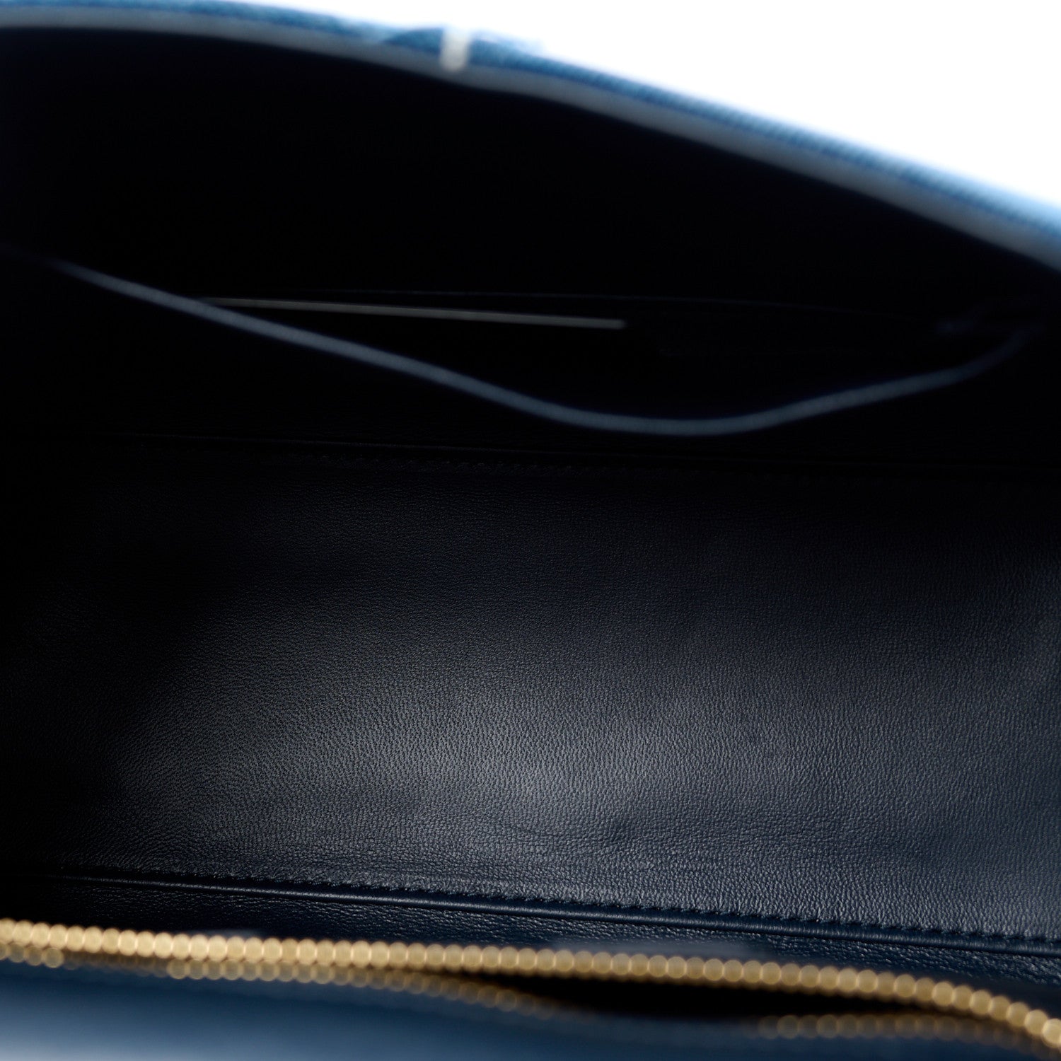 Dolce & Gabbana Calfskin Denim Patchwork Medium Miss Sicily Satchel Blue 5 of 9