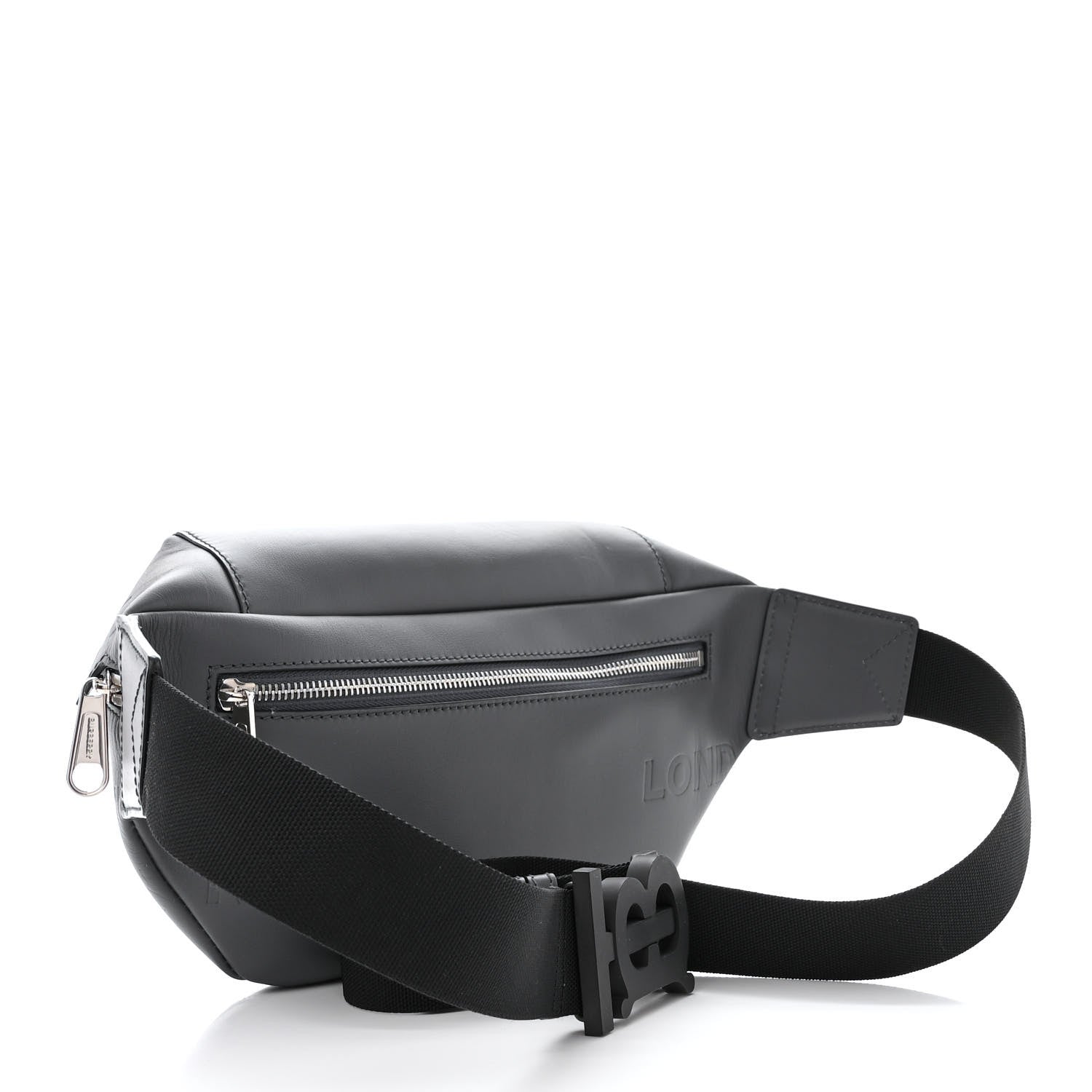 Burberry Calfskin Horseferry Print Medium Sonny Bum Bag Dark Ash Grey 3 of 11