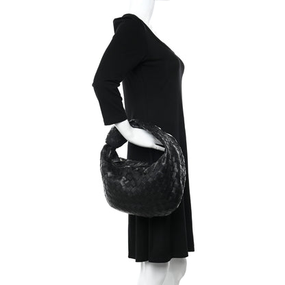 Bottega Veneta Nappa Intrecciato Teen Jodie Hobo Black 2 of 14