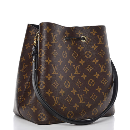 Louis Vuitton Monogram Neonoe MM Black 3 of 8