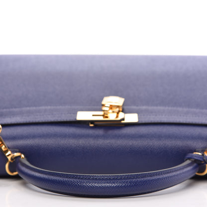 Hermes Epsom Kelly Sellier 32 Bleu Encre 8 of 36