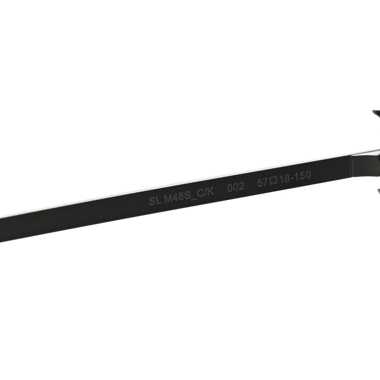 Acetate Metal SL M485 Sunglasses Black