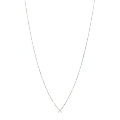 Tiffany Platinum Diamond Mini Victoria Necklace 1 of 4