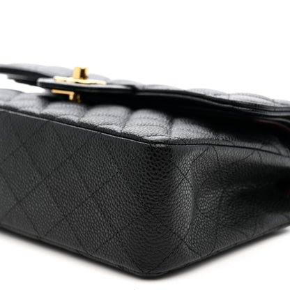 Chanel Caviar Quilted Small Double Flap Black 9 of 10