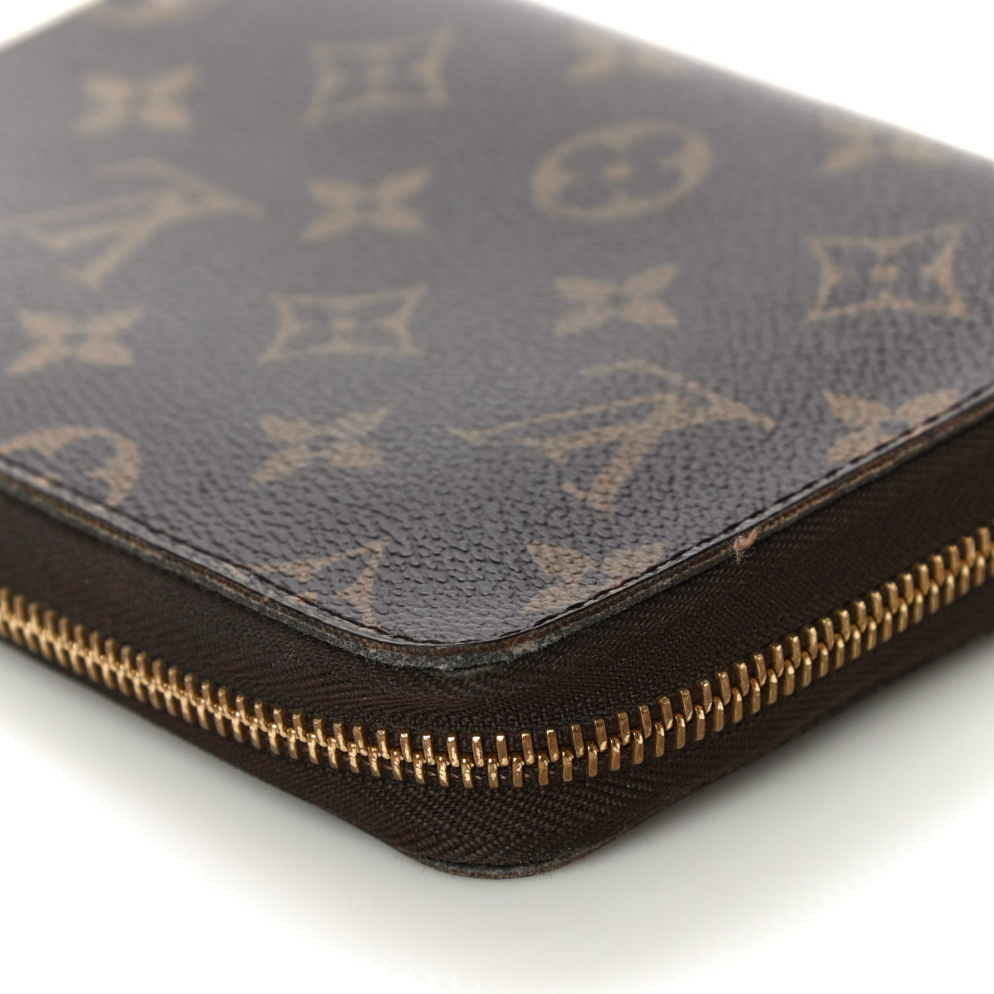 Monogram Groom Zippy Organizer Wallet Green