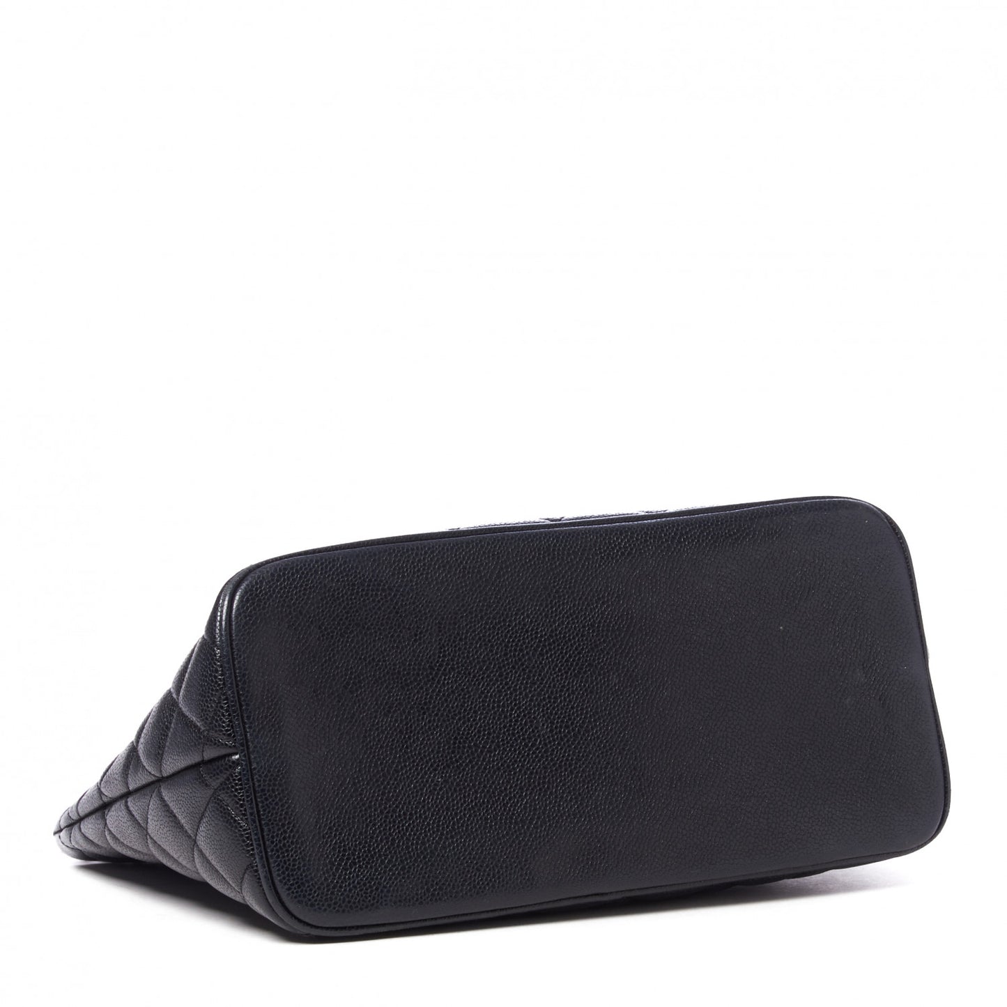 Caviar Quilted Medallion Tote Black