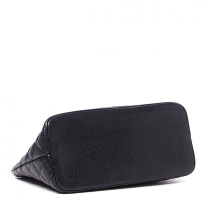 Chanel Caviar Quilted Medallion Tote Black 3 of 8
