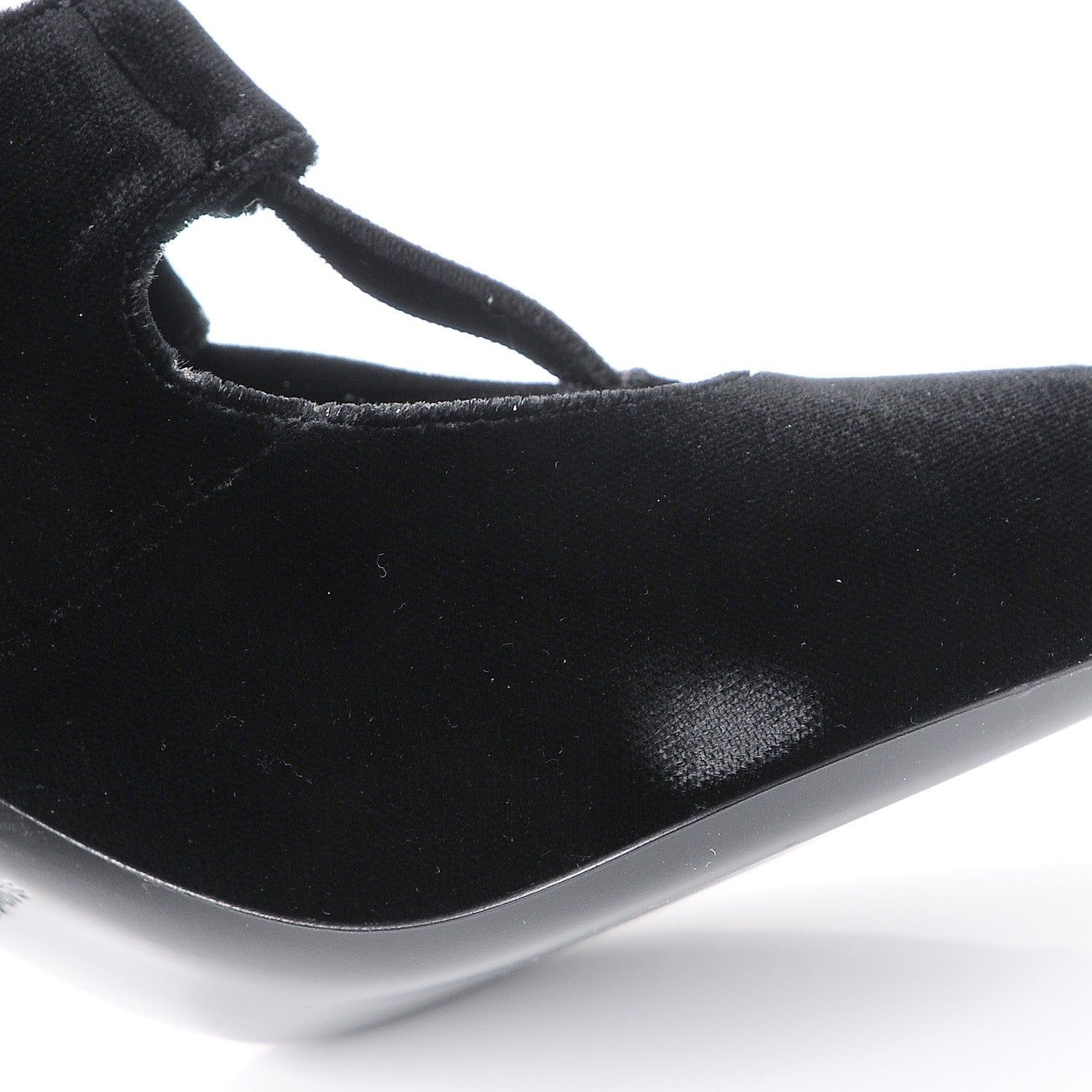 Saint Laurent Veluto Master Loulou 95 Lace Up Sandals 40 Black Lucido 11 of 12