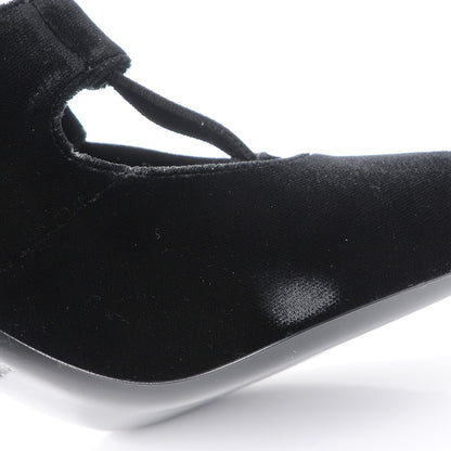 Saint Laurent Veluto Master Loulou 95 Lace Up Sandals 40 Black Lucido 11 of 12