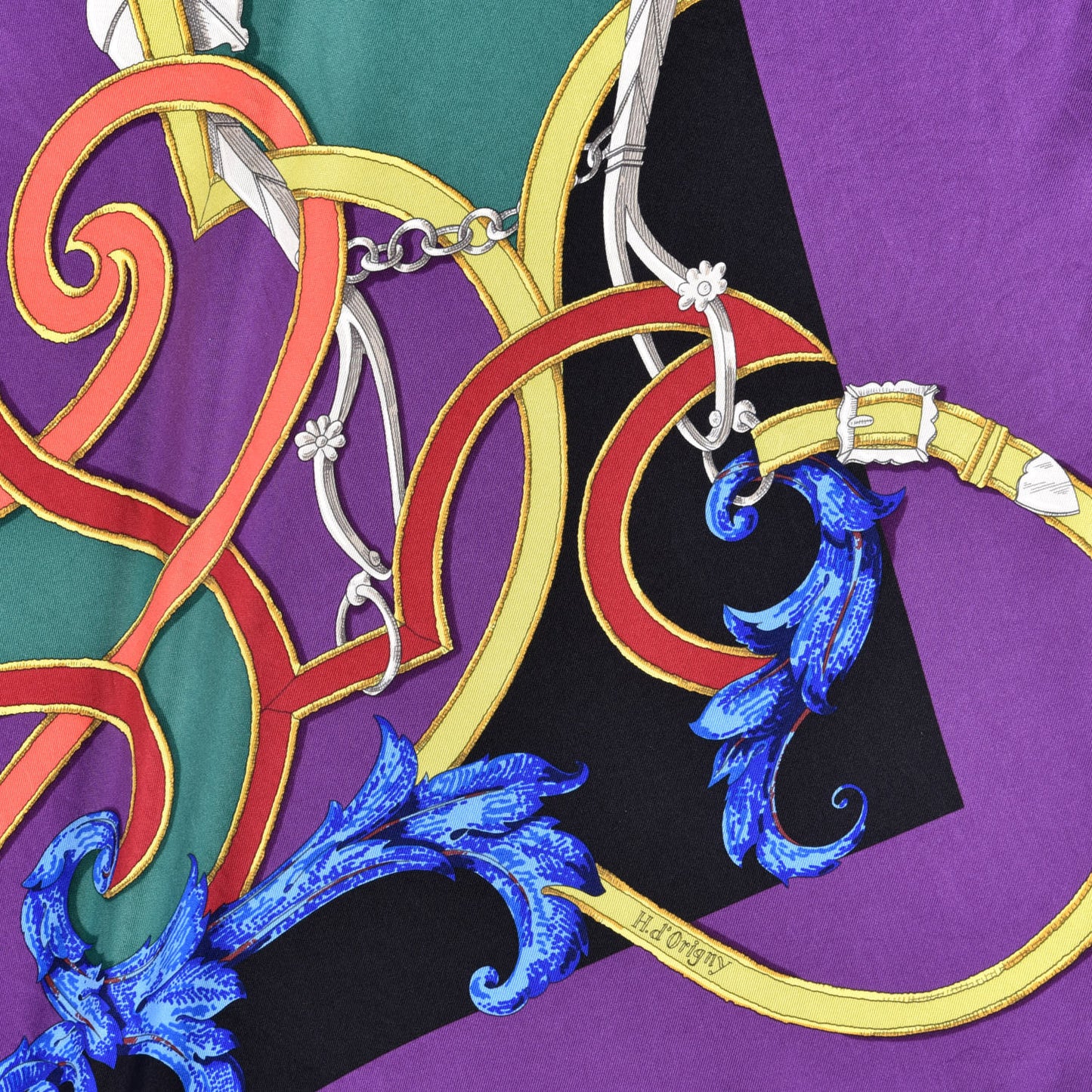 Silk L'Instruction Du Roy Scarf 90