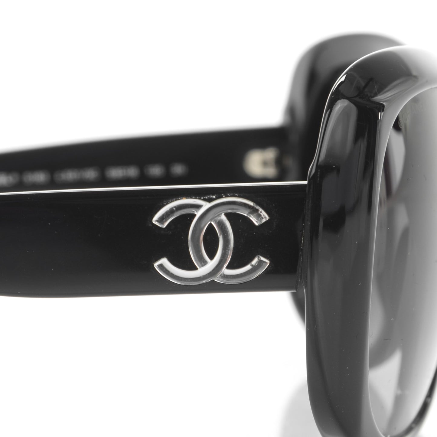 Resin Crystal CC Sunglasses 5183 Black