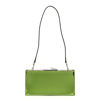 Jimmy Choo Metallic Patent Clutch Green 1 of 9