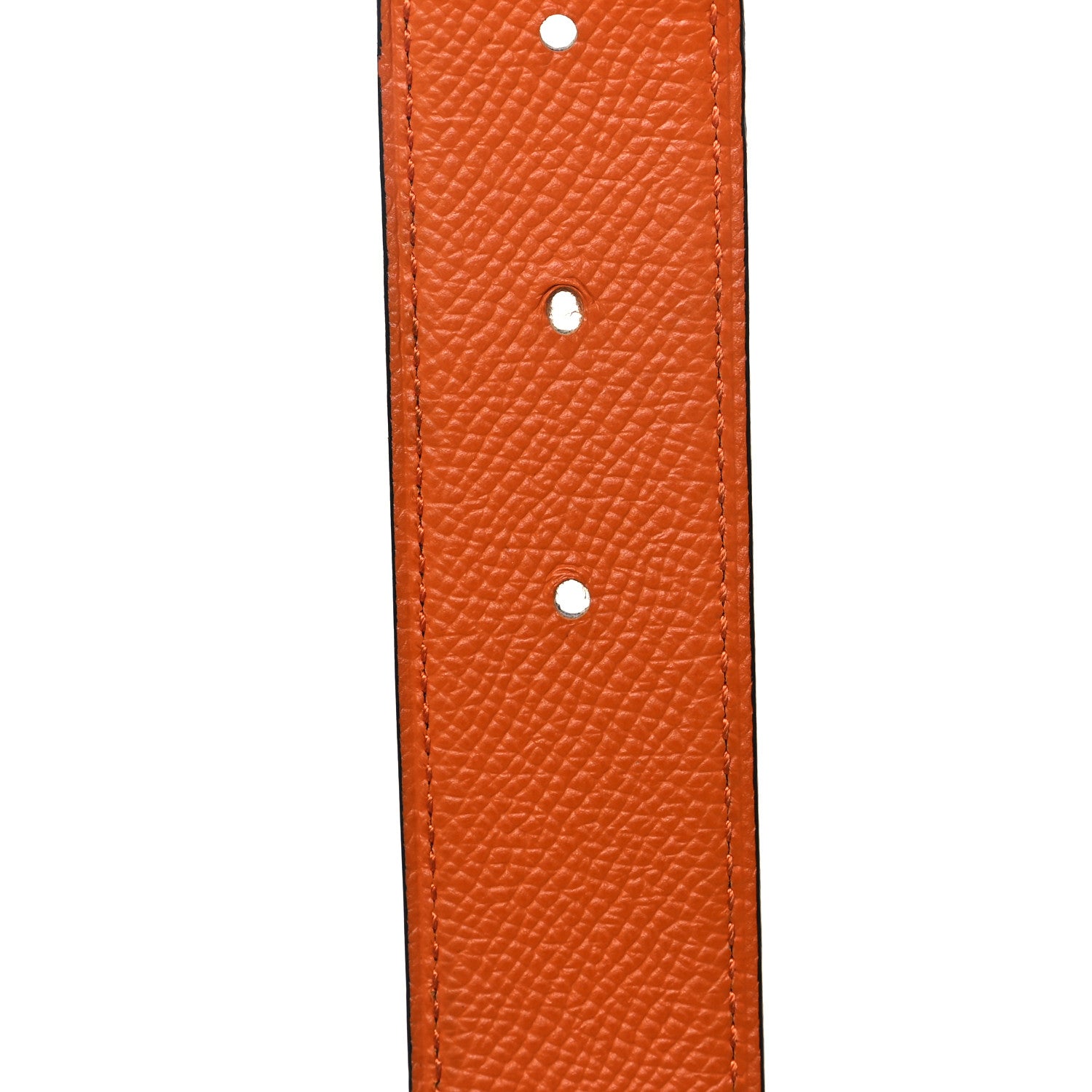 Hermes Epsom Reversible 38mm Belt Strap 110 44 Gris Etain Orange 4 of 7