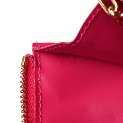 Louis Vuitton Vernis Key Pouch Rose Pop 7 of 7
