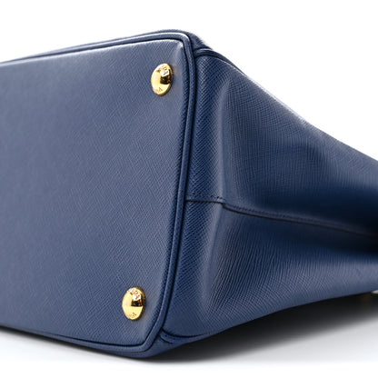 Prada Saffiano Lux Medium Galleria Double Zip Tote Bluette 9 of 11