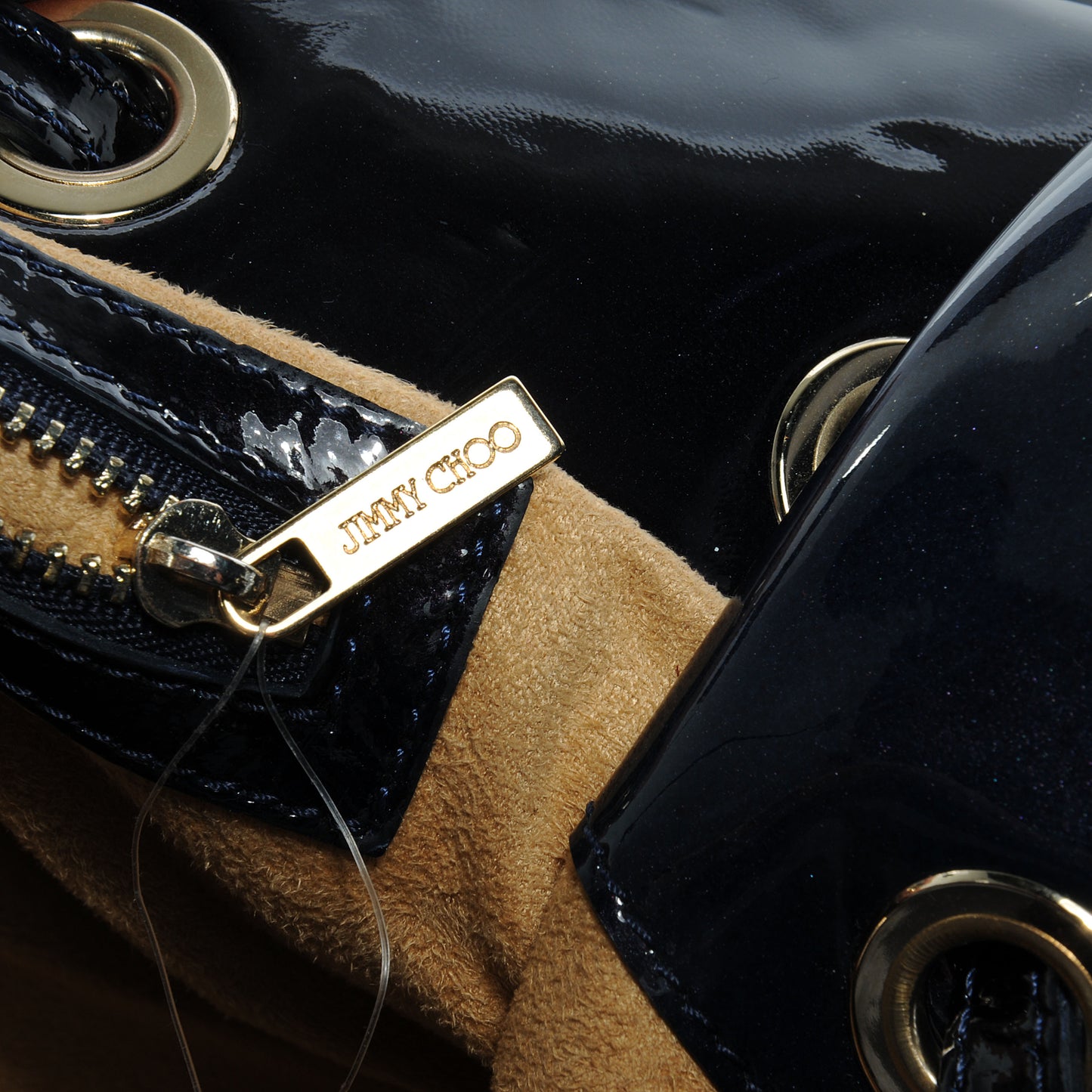 Patent Large Rosalie Satchel Navy