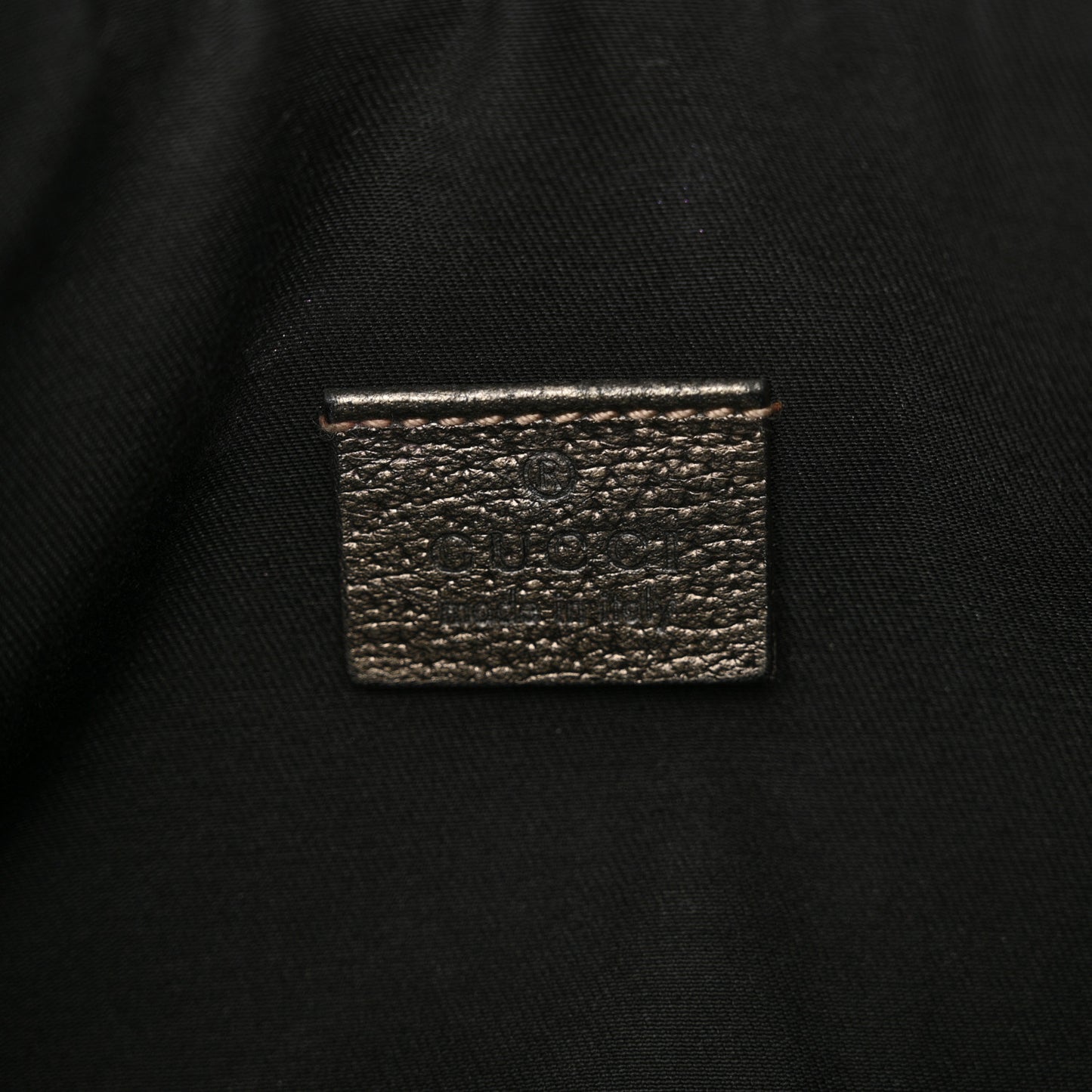 Monogram D Ring Cosmetic Case Metallic Bronze