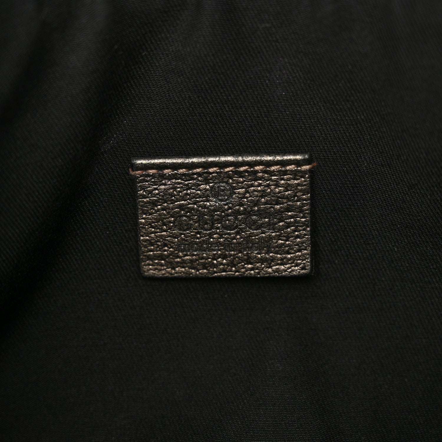 Gucci Monogram D Ring Cosmetic Case Metallic Bronze 6 of 12