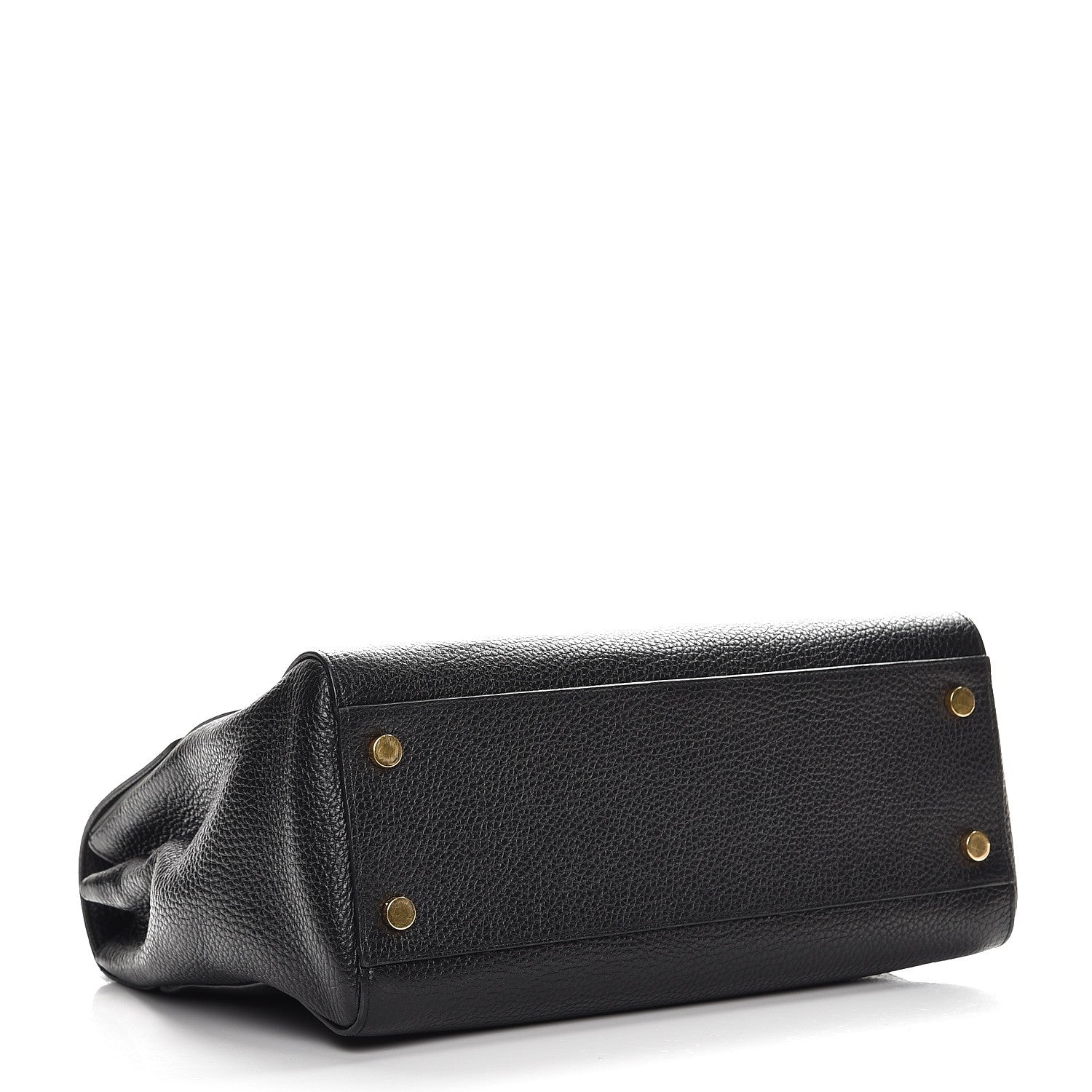Saint Laurent Grained Calfskin Medium Moujik Top Handle Bag Black 5 of 8