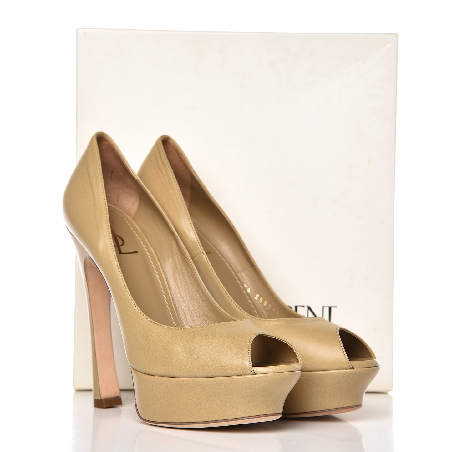 Calfskin Palais 105 Pumps 40.5 Beige